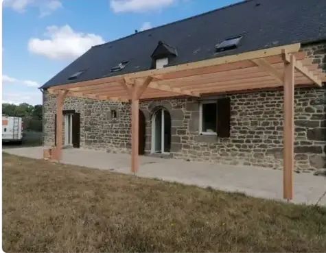 abri de jardin en bois Maen Roch-1