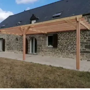 abri de jardin en bois à Saint-Aubin-du-Cormier - image 4