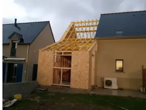 carport bois à Maen Roch - image 3
