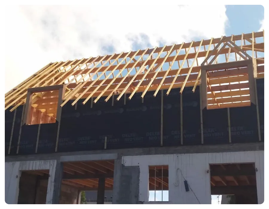 carport bois maen roch