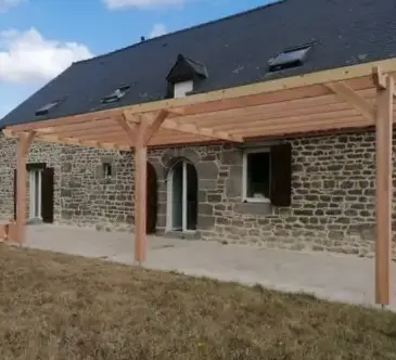 carport bois Pontorson-5