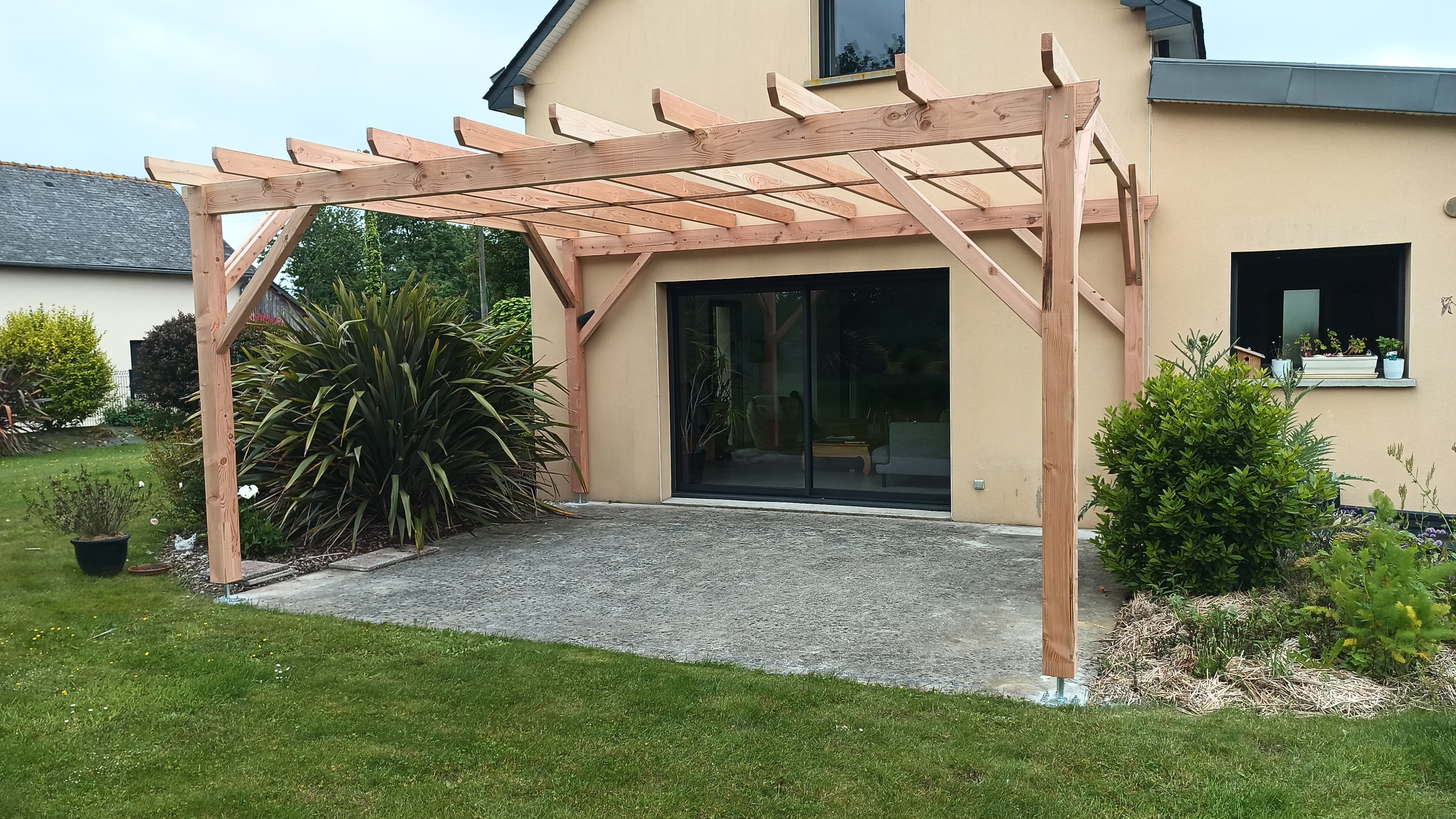 carport bois saint james