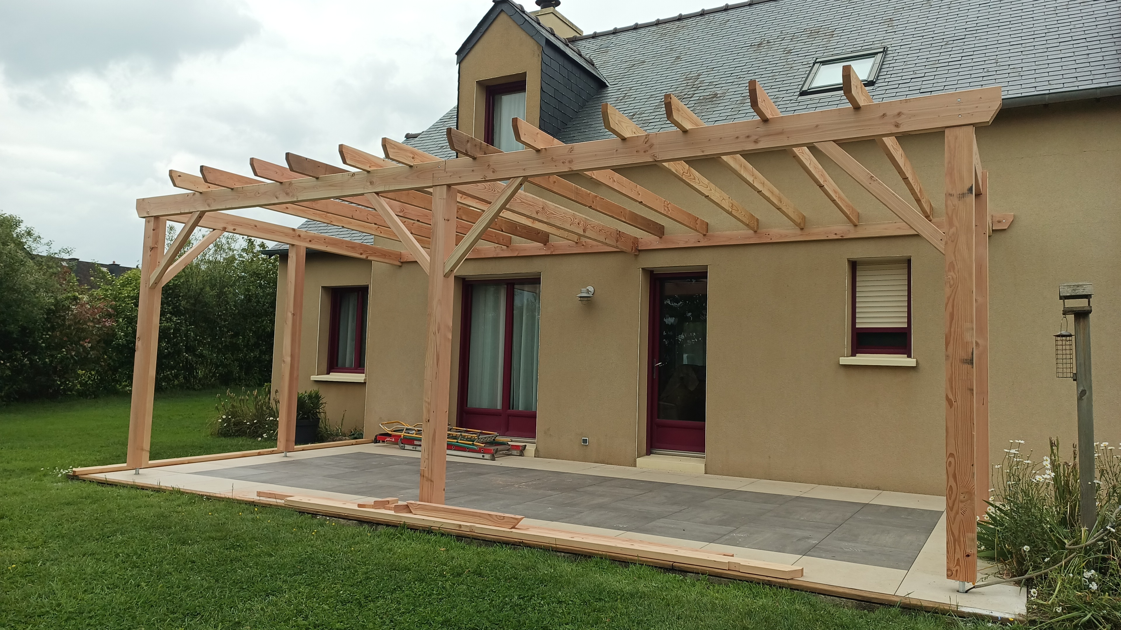 carport bois sens de bretagne