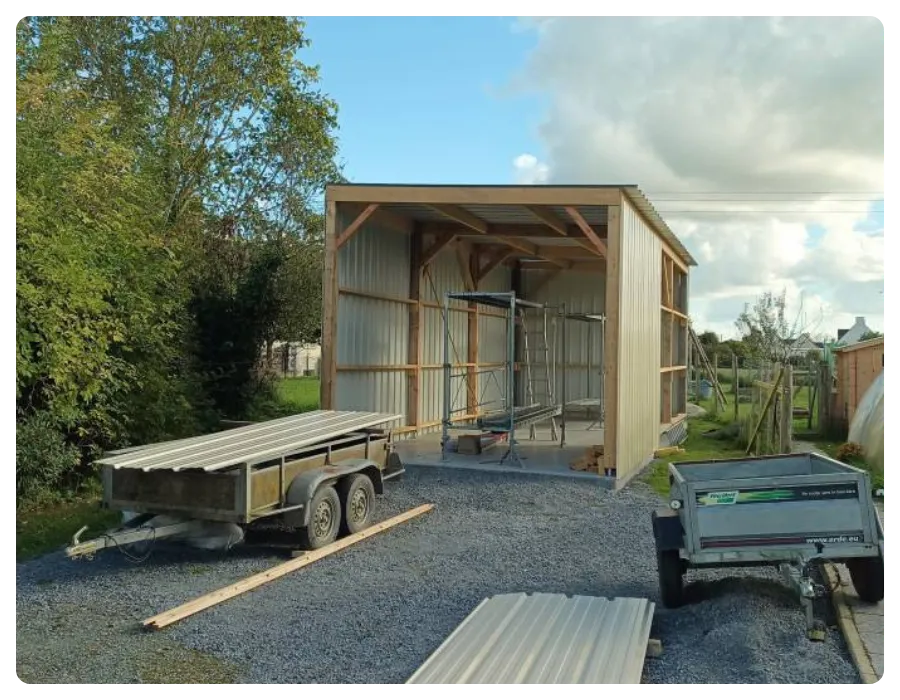 charpente traditionnelle maen roch