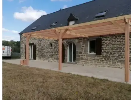 charpente traditionnelle Maen Roch-5