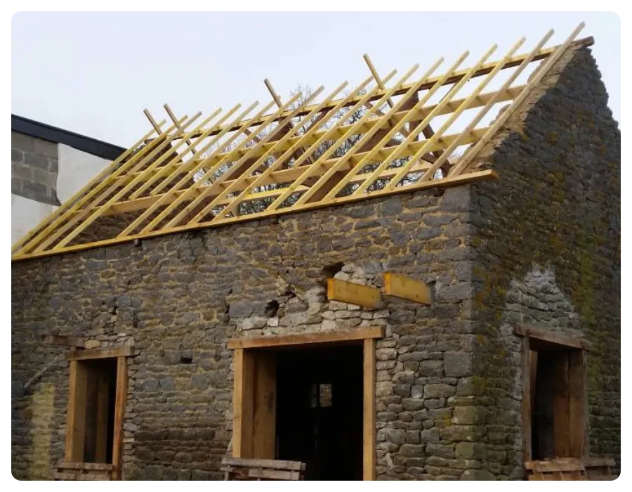 charpente traditionnelle val couesnon