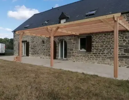 extension en bois maison Combourg-5