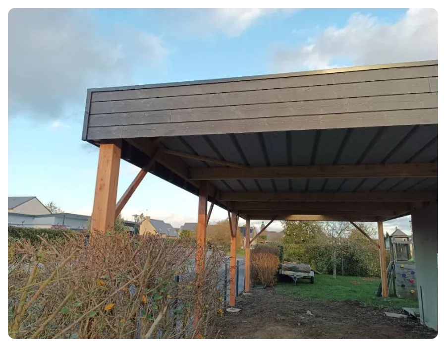 extension en bois maison combourg