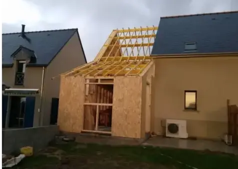 extension en bois maison à Dol-de-Bretagne - image 4