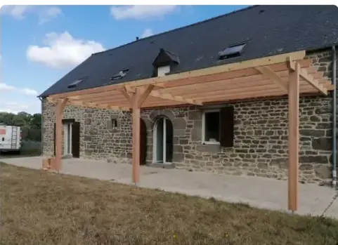 extension en bois maison Fougères-5