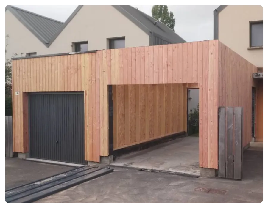extension en bois maison saint james