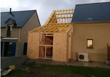 extension en bois maison à Sens-de-Bretagne - image 3