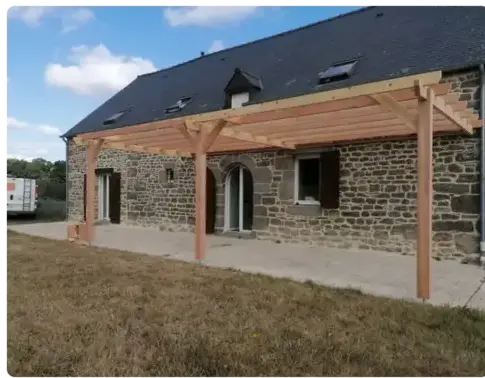 pergola bois à Combourg - image 2