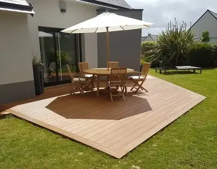 terrasse bois à Saint-Aubin-du-Cormier - image 2