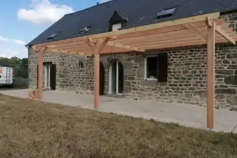 terrasse bois à Saint-Aubin-du-Cormier - image 4